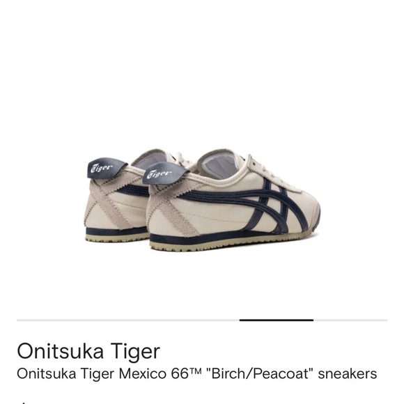 NWT Onitsuka Tiger Mexico 66 Birch/Peacoat - Picture 5 of 5